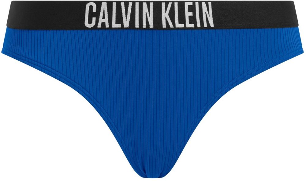 Calvin Klein Swimwear Bikinové nohavičky  modrá / svetlosivá / čierna