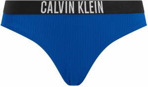 Calvin Klein Swimwear Bikinové nohavičky  modrá / svetlosivá / čierna