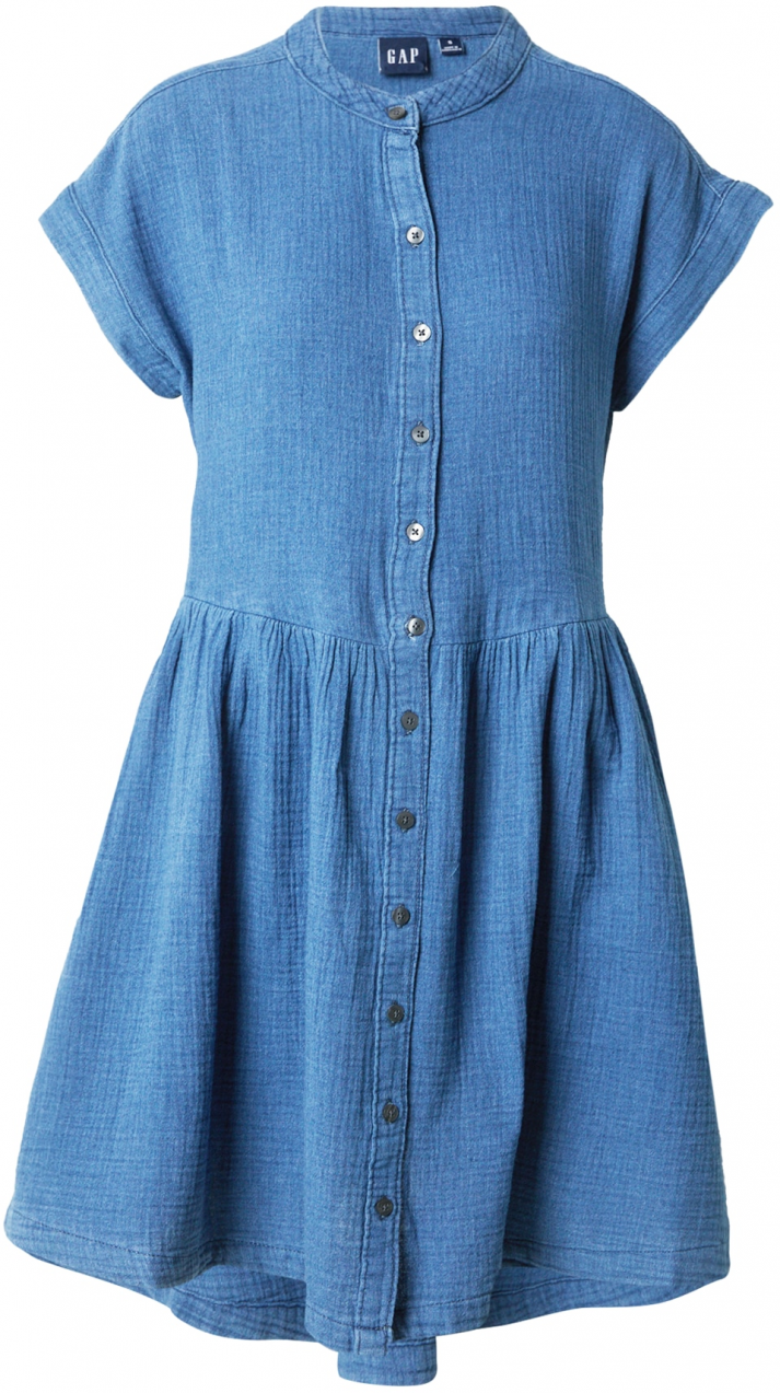 GAP Košeľové šaty  modrá denim
