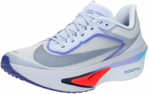 NIKE Bežecká obuv 'Zoom Fly 6'  modrá / pastelovo modrá / sivá / šedobiela