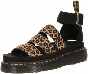 Dr. Martens Sandále 'Clarissa II Quad'  kapučíno / svetlohnedá / žltá / čierna