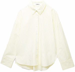 Pull&Bear Blúzka  modrá / žltá / biela