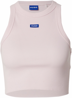 HUGO Top  modrá / rosé / biela