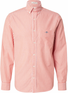 GANT Košeľa  svetlooranžová / biela