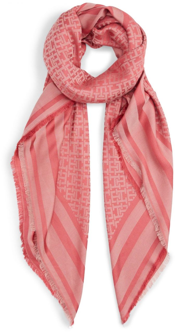 TOMMY HILFIGER Šál  pitaya / staroružová