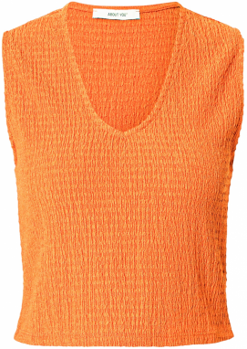 ABOUT YOU Top 'Fleur'  oranžová