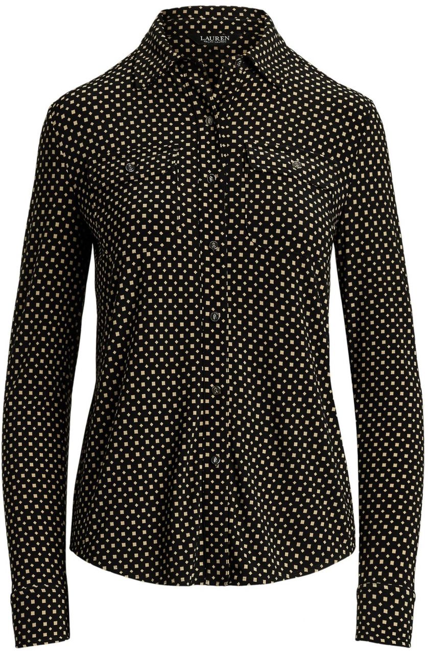 Lauren Ralph Lauren Blúzka 'CLASSIC'  béžová / čierna