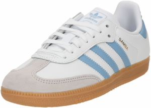 ADIDAS ORIGINALS Tenisky 'SAMBA'  svetlomodrá / svetlosivá / biela