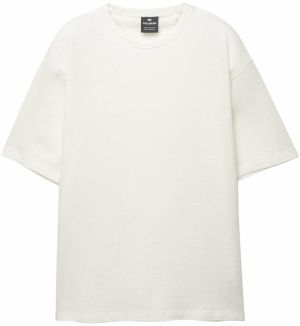 Pull&Bear Tričko  biela ako vlna
