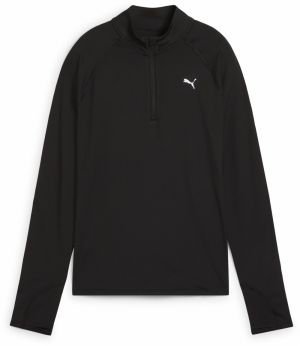 PUMA Funkčné tričko 'Run Velocity'  čierna / biela