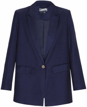 DreiMaster Vintage Blejzer 'Classy Look'  námornícka modrá
