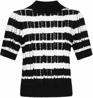 IZIA Sveter 'Boho'  čierna / biela
