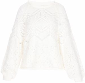 DreiMaster Vintage Oversize sveter  šedobiela