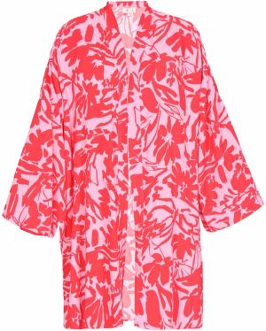 IZIA Kimono  staroružová / svetločervená
