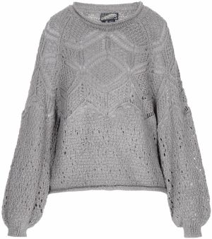 DreiMaster Vintage Oversize sveter  sivá