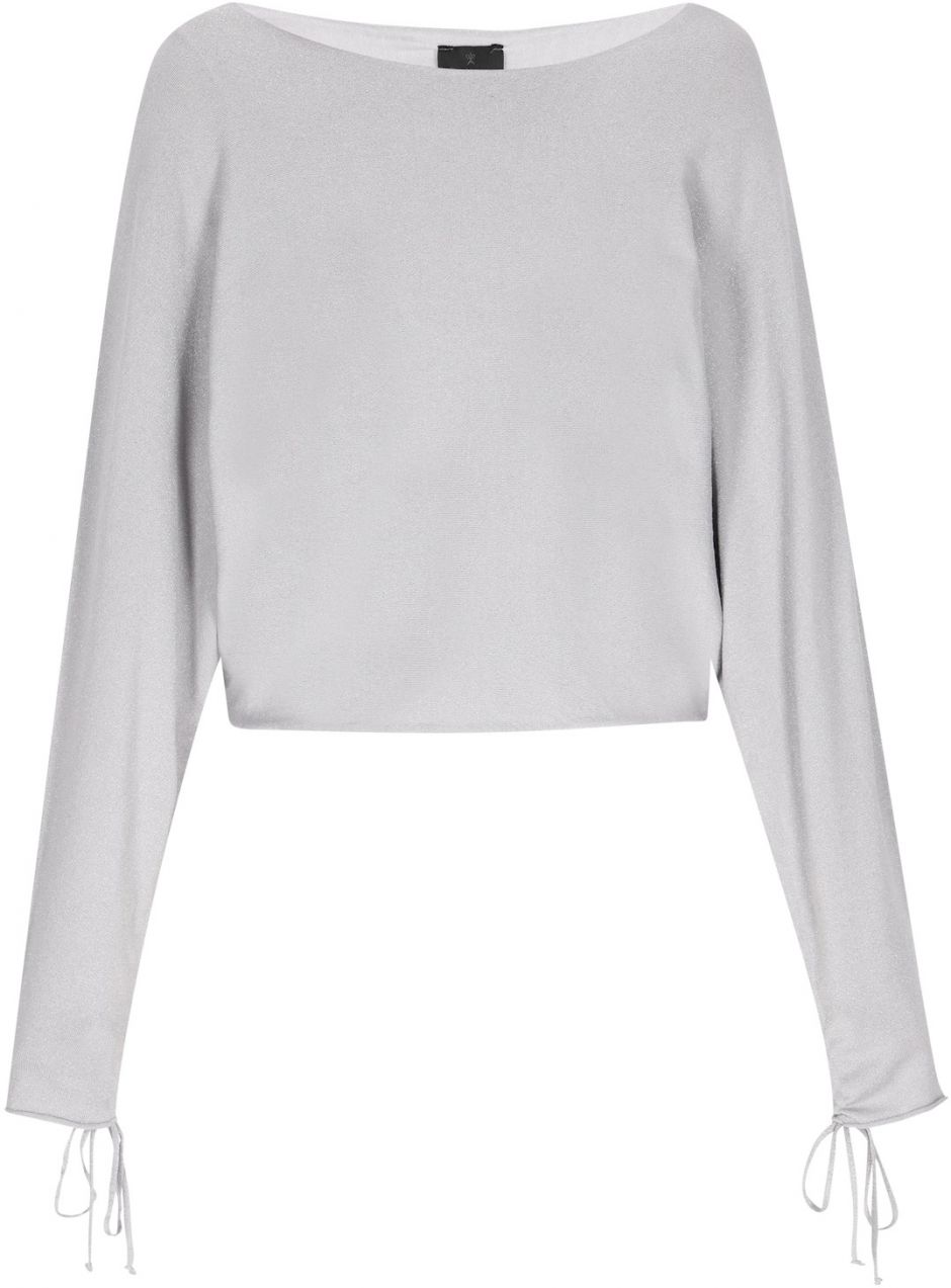 DreiMaster Klassik Sveter 'Classic Look'  sivá