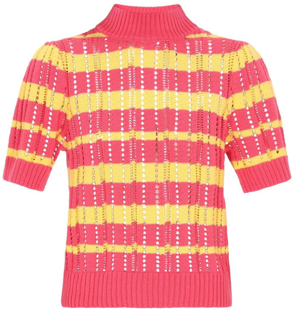 IZIA Sveter 'Boho'  žltá / červená