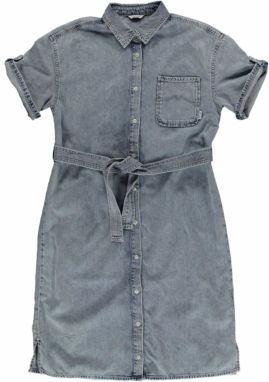 MUSTANG Košeľové šaty 'CAMILLA'  modrá denim