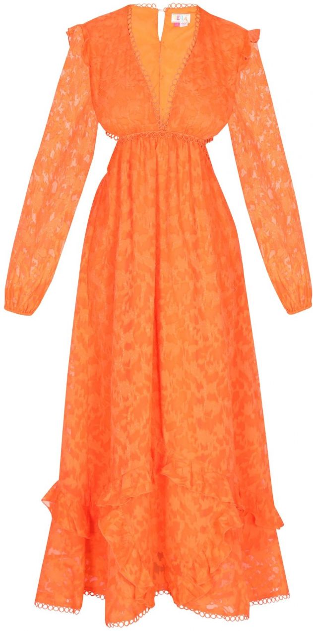 IZIA Večerné šaty 'Fashion Look'  oranžová