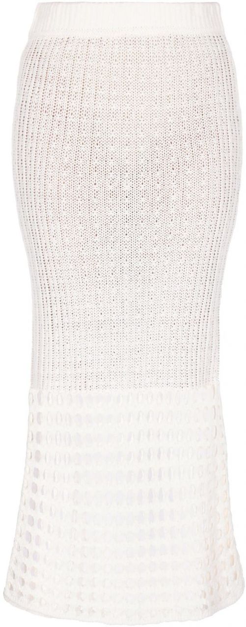 IZIA Sukňa 'Boho'  šedobiela