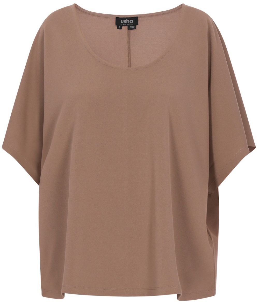 usha BLACK LABEL Blúzka 'Classic Look'  tmavobéžová