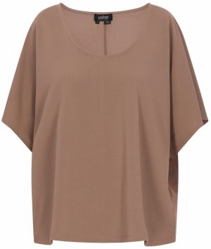 usha BLACK LABEL Blúzka 'Classic Look'  tmavobéžová