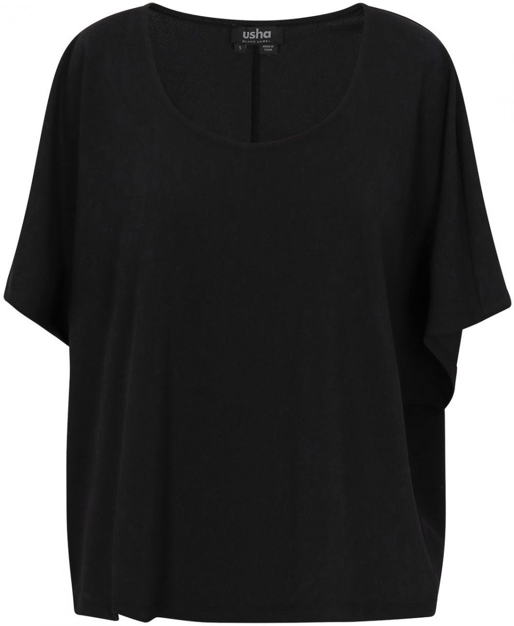 usha BLACK LABEL Blúzka 'Classic Look'  čierna