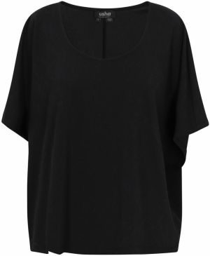 usha BLACK LABEL Blúzka 'Classic Look'  čierna