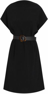 usha BLACK LABEL Šaty 'Classic Look'  čierna