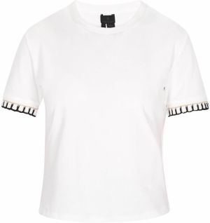 DreiMaster Klassik Tričko 'Classic Look'  zlatá / čierna / biela