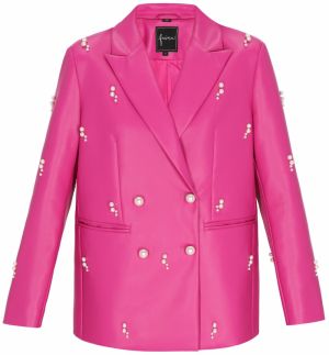 faina Blejzer 'Fashion Look'  fuksia / perlovo biela
