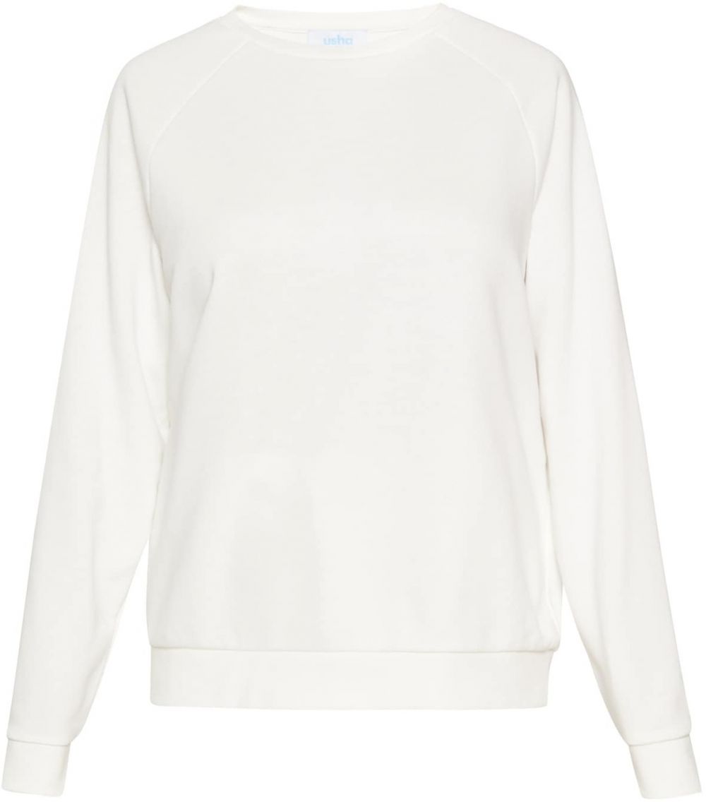 usha BLUE LABEL Mikina 'Casual'  biela