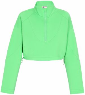 myMo ATHLSR Mikina 'Fashion Look'  limetová
