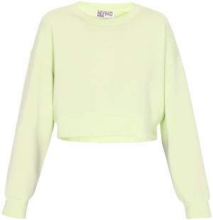 myMo ATHLSR Mikina 'Fashion Look'  limetová