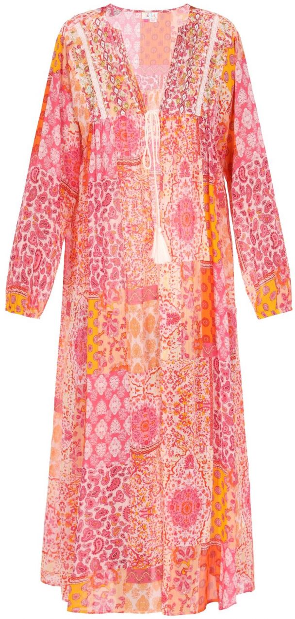IZIA Kimono 'Boho'  karí / oranžová / ružová / biela