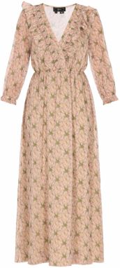 faina Šaty 'Fashion Look'  béžová / farba ťavej srsti / olivová / ružová