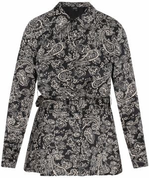 usha BLACK LABEL Blúzka  krémová / čierna
