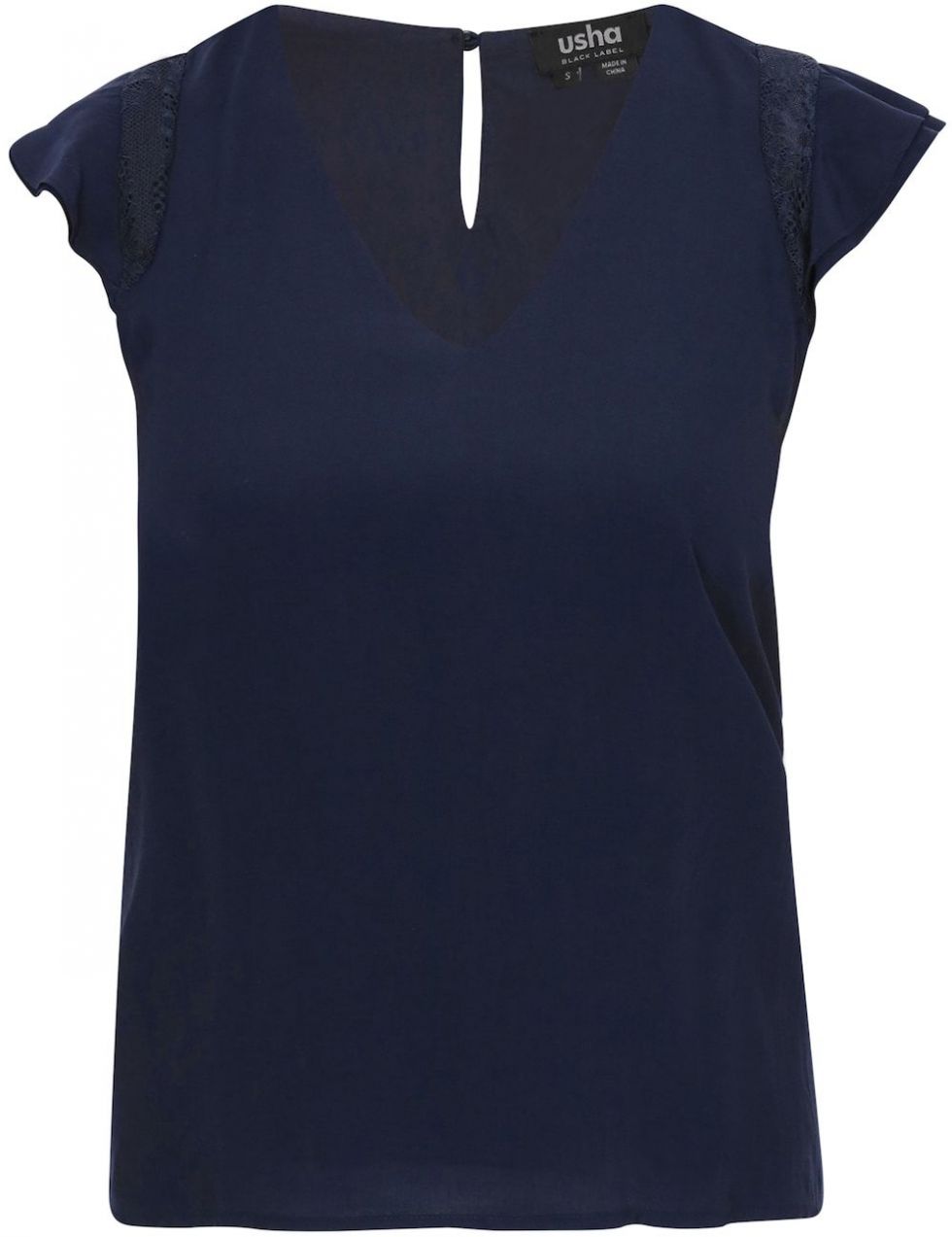 usha BLACK LABEL Blúzka 'Fashion Look'  námornícka modrá