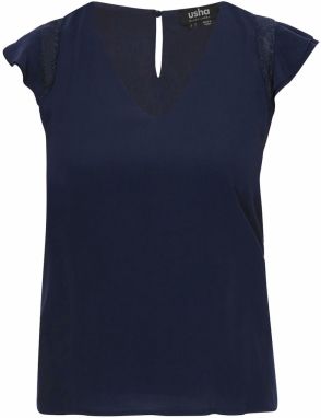 usha BLACK LABEL Blúzka 'Fashion Look'  námornícka modrá