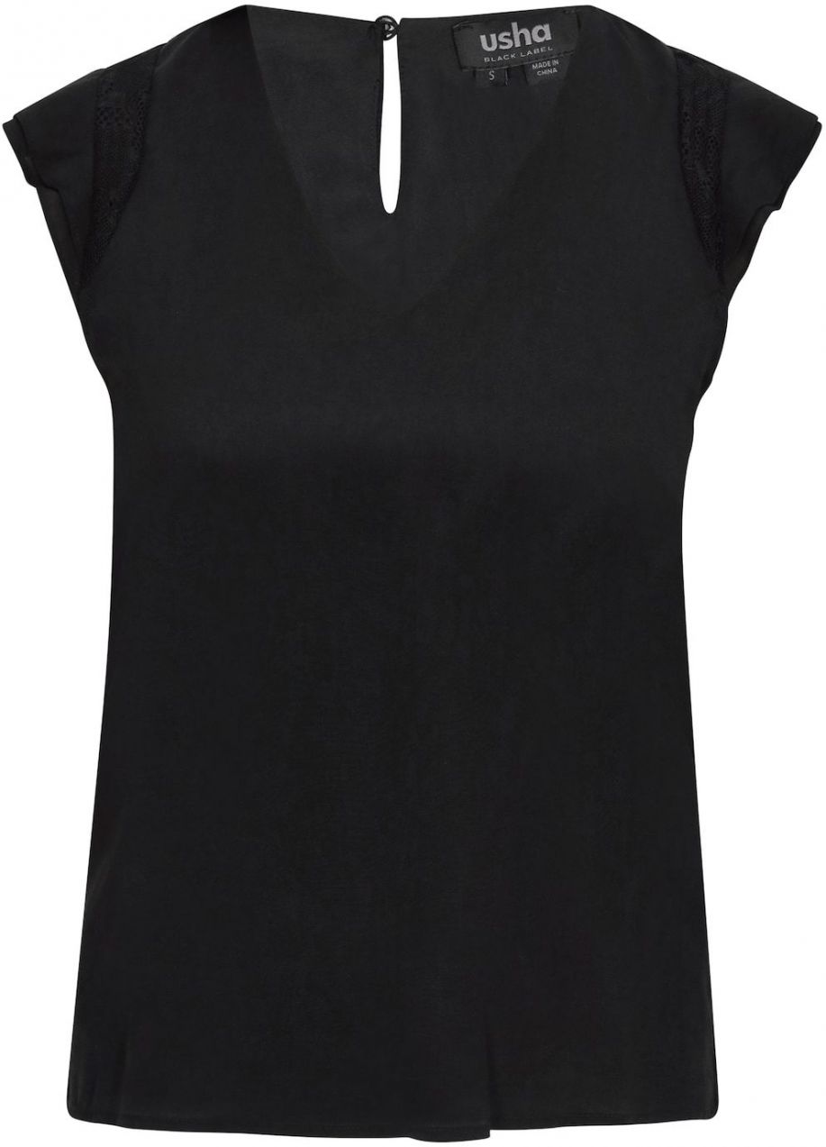 usha BLACK LABEL Blúzka 'Fashion Look'  čierna