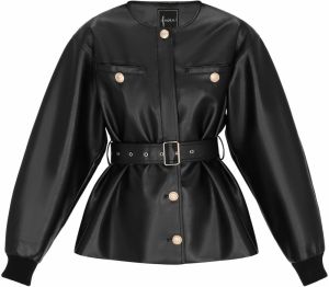 faina Prechodná bunda 'Fashion Look'  čierna