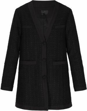 DreiMaster Klassik Prechodný kabát 'Classic Look'  čierna