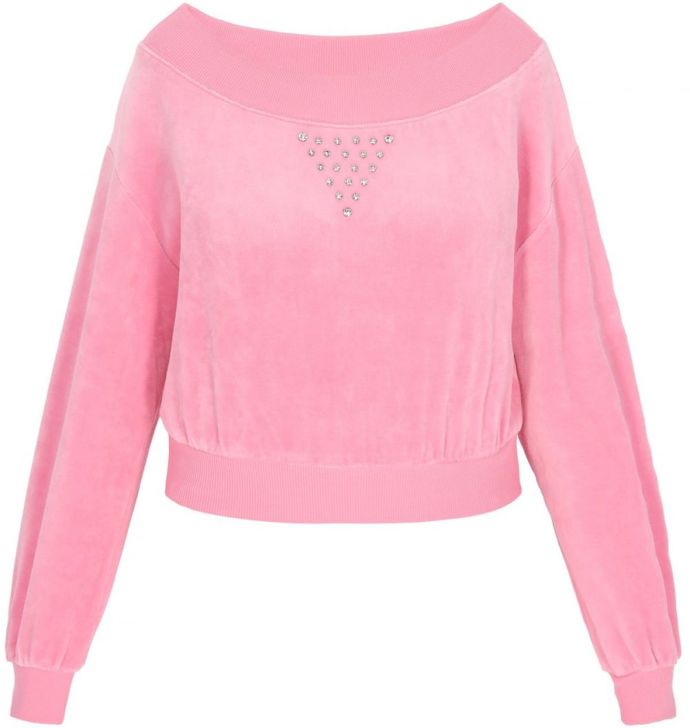 faina Mikina 'Fashion Look'  rosé / strieborná