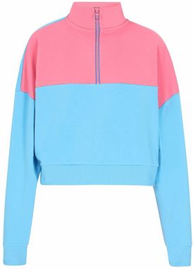 myMo ATHLSR Mikina 'Comfy'  azúrová / pitaya