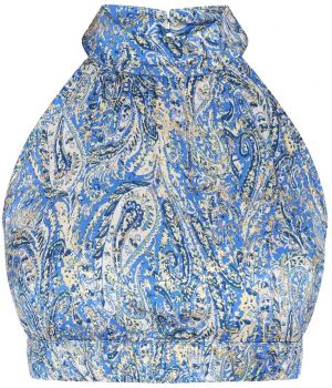 IZIA Top 'Boho'  béžová / modrá / tmavomodrá / zlatá