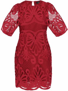 faina Kokteilové šaty 'Fashion Look'  tmavočervená