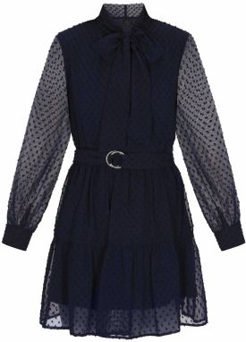 DreiMaster Klassik Košeľové šaty 'Classic Look'  námornícka modrá