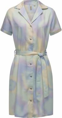 Ragwear Košeľové šaty  svetlomodrá / mätová / levanduľová / pastelovo oranžová