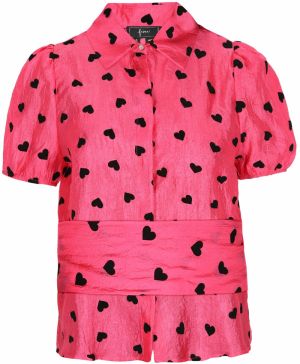 faina Blúzka 'Fashion Look'  svetloružová / čierna