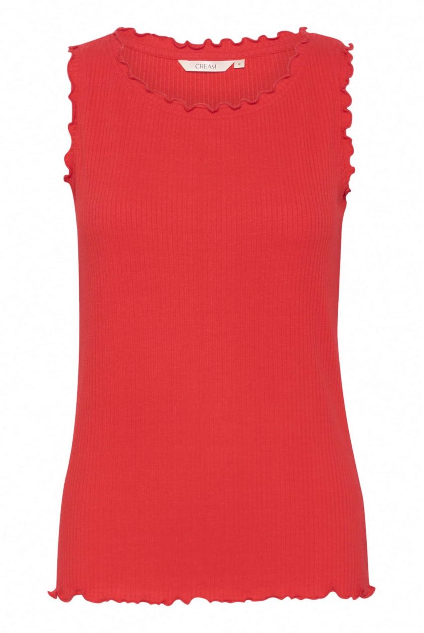 Cream Top 'Ribba'  jasne červená